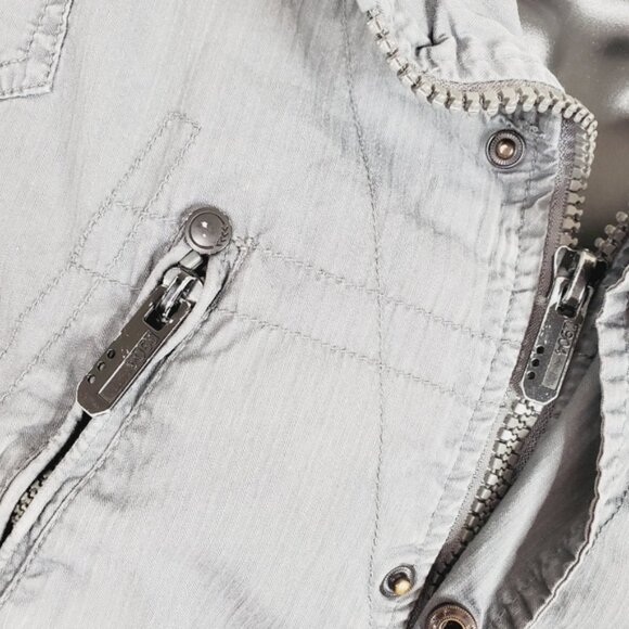 Burton London Y2K 2000s Aviator Military Urban Street Vintage Utility Jacket S - Picture 4 of 12